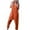 Orange, variant on Fashion Plus Size Jumpsuits for Women Casual Summer Casual Loose Baggy Pocket Jumpsuit Playsuit Trousers Overalls Cotton And Linen Jumpsuit