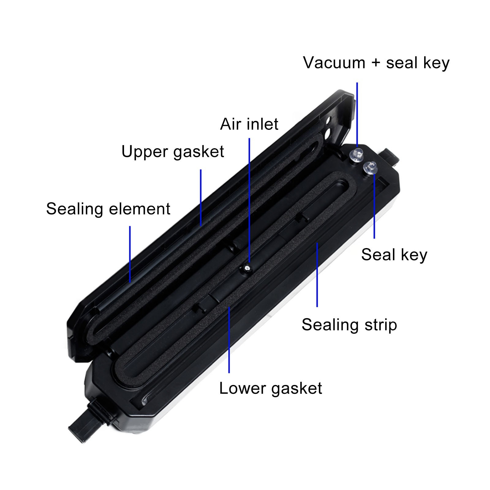Vacuum Sealer for Food - Cordless Handheld Food Vacuum Saver with Sealer Bags, Vacuum Sealer Machine for Food Preservation & Fresh