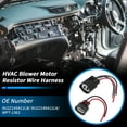 thumbnail image 3 of Unique Bargains HVAC Blower Motor Resistor Wire Harness for FORD for LINCOLN for MERCURY Blower Motor Resistor Connector w/ Teminals 9U2Z14S411LB/WPT-1361, 3 of 8
