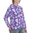 thumbnail image 6 of Cauagu Skull mushroom colorful for Women's Hooded Sweatshirts Pullover Hoodie for Women Fall Workout Sweat Long Sleeve Preppy Sweatshirts-XX-Large, 6 of 7