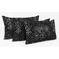 thumbnail image 3 of Vargottam Lumbar Pillow Cover - Decorative Pillow Covers20x12 Inches,PrintedWhite & BlackThemePillowcase, DecorativeLumbarCushionCovers, 3 of 4