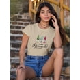 thumbnail image 2 of Buon Ferragosto Cute Gnomes T-Shirt Women -Image by Shutterstock, Female 3X-Large, 2 of 4
