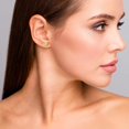 thumbnail image 2 of Pendientes Kelli Myers chapados en oro de 14 quilates para mujer, 2 of 3