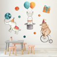 thumbnail image 3 of Fankiway Animals Wall Sticker Rabbit Circus Children'S Room Decoration Decal, 3 of 6