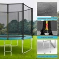 thumbnail image 3 of AOTOB 8FT Trampoline for Kids/Adults, Backyard 600 LBS Trampoline with Safety Enclosure Net/Ladder,Azure, 3 of 11