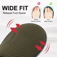 thumbnail image 4 of Barerun Men Shoes Diabetic Friendly Flats,Wide,Adjustable,Square Toe,Size 11, 4 of 10