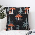 thumbnail image 4 of Tree Mushroom Magic Throw Pillow Cases Decorative Cushion Covers for Living Room Bed Sofa Couch 20x20, 4 of 6