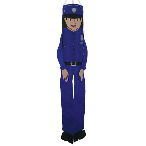 In the Breeze 5151 — Police Officer 40-Inch Breeze Buddy Windsock - Hanging Police Decoration