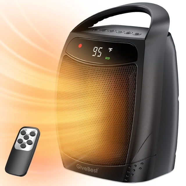 Calentador eléctrico portátil GiveBest de 1500 W para uso en interiores