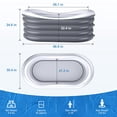 thumbnail image 2 of Bañera portátil inflable BINYUAN 170x90x63 cm PVC, 2 of 8