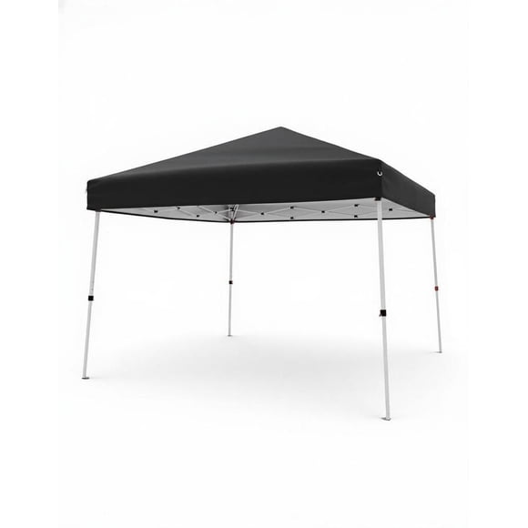 Quick Pop Up Canopy Tent 10x10 FT with Slant Legs – Portable Outdoor Gazebo Shelter, Easy Set Up, with Carry Bag, 8x8 FT UV Protection Canopy Cover – Ideal for Patio, Deck, Garden, Beach – Blue