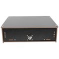 thumbnail image 1 of WASHWEPE Multi Grid Wooden Desktop Holder for Cash Storage and Classroom Organization in Black, 1 of 7