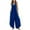 1 Blue, variant on XIAfhje Jumpsuits For Women Casual Summer Rompers Sleeveless V Neck Jumpsuits Loose Overalls With Pockets Wide Leg Long Pants Overalls
