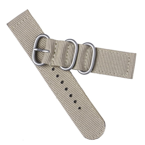 WHAMVOX  20 Mm Nylon Watch Bands Replacement Strap Straps for Man Khaki