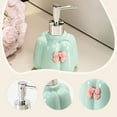 thumbnail image 6 of Dualoai Pump Soap Dispenser 400ml Elegant Refillable for Countertop Laundry Bathroom Sky blue, 6 of 7