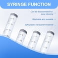 thumbnail image 4 of 10 Pcs 20ml Syringe Plastic Syringe No Needle Liquid Measuring Syringe for Labs Animal Feeding Dispensing Plant Watering, 4 of 5