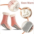 thumbnail image 6 of Ultra-Thick Slipper Home Socks,Non-Slip Fluffy Soft Warm Slipper Socks for Indoor Home Women Men, 6 of 7