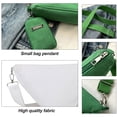 thumbnail image 3 of Fashion simple solid color canvas small bag new western style shoulder slung canvas bag. - white, 3 of 5