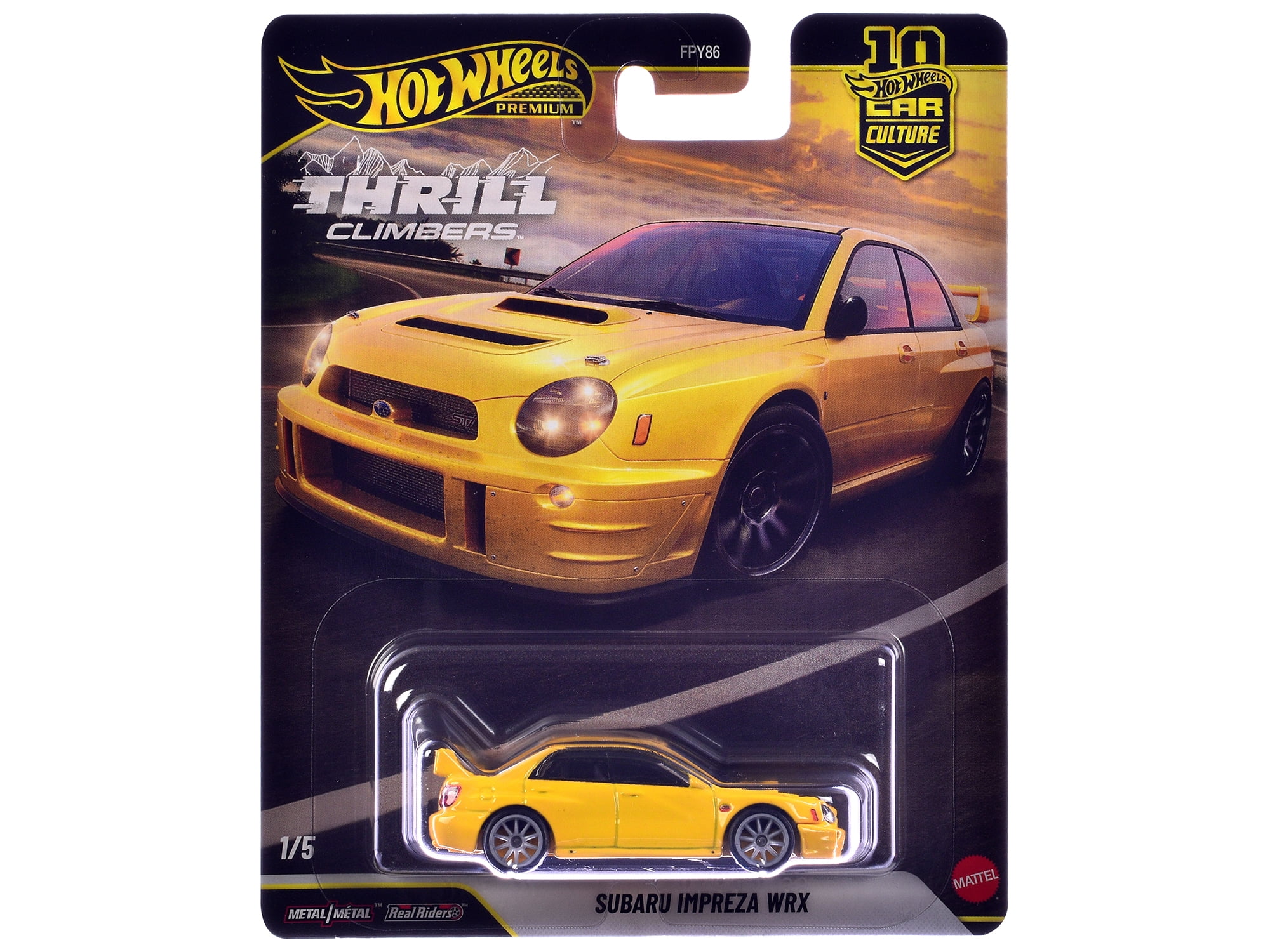 "Thrill Climbers" 5 piece Set "Car Culture 10th Anniversary" 2025 Series Q Diecast Model Cars by Hot Wheels