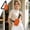 4#Orange, variant on Small Sling Bag Crossbody Chest Shoulder Pack, Water Resistant Travel Purse One Strap for Men Women, Large Main Pocket Hold Tablets, Lightweight Durable Polyester, Outdoor Hiking Cycling