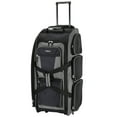 thumbnail image 3 of Travelers Club 30" Rolling Multi-pocket Upright Duffel - Gray, 3 of 6