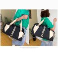 thumbnail image 3 of Bolsa De Ejercicios Bolsa de fitness para mujer Bolsa de deporte Oxford de gran capacidad para viajes y natación (negro) Likrtyny  Para Estrenar, 3 of 9