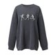 thumbnail image 4 of Blusa de manga larga suelta con estampado de moda para mujer, blusas informales con cuello redondo, sudaderas con capucha Fridja  bvmnju1280, 4 of 5