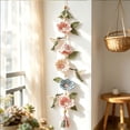 thumbnail image 7 of Yardvibe Flower Garden Cascade DIY Crochet Kit, Step-by-Step Tutorials with Soft Yarn & Hook for Beginners, Boho Macrame Window Home Decor Handmade Gift, 7 of 7