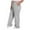 #Gray, variant on DPTALR Plus Size Women's Stretchy Baggy Wide Leg Active Lounge Joggers with Pockets,Gray,Size L