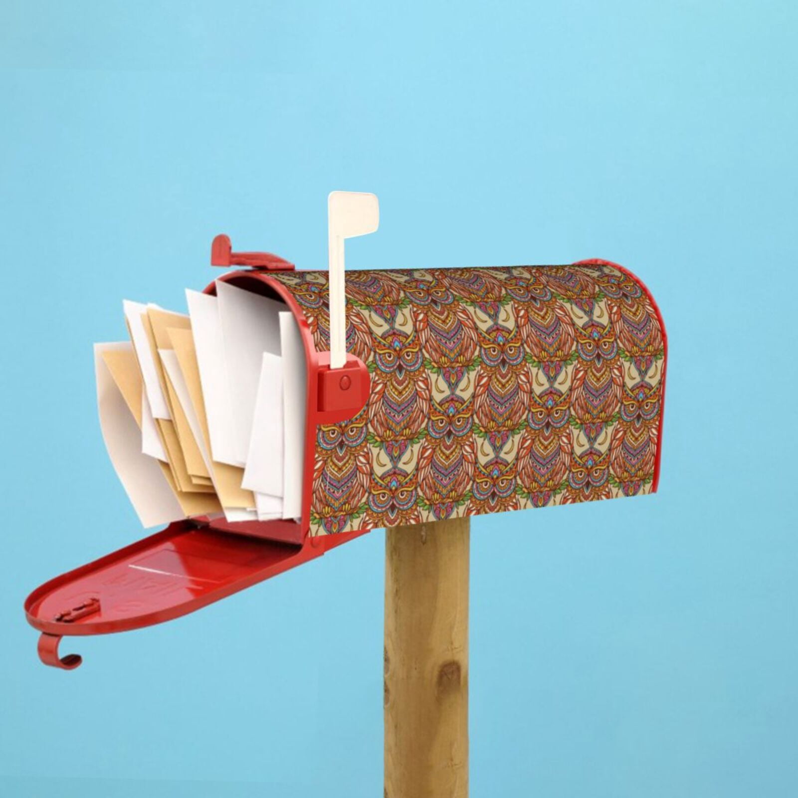 Kdxio Magnetic Mailbox Cover 21x18 in Mailbox Cover Outdoor Decoration Holiday Mailbox Covers for Home Garden Yard-21x18 in