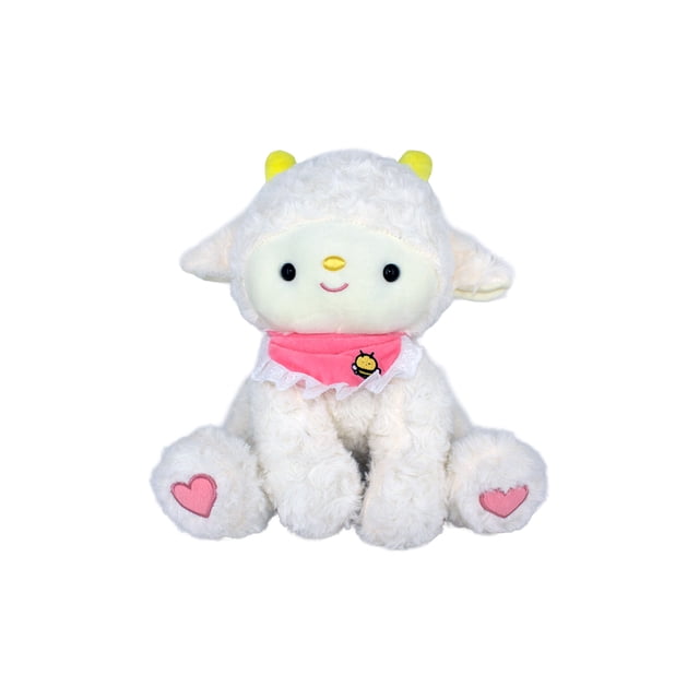 Peluche Suave De Borrego / Borreguito Con Babero Regalo
