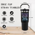 thumbnail image 5 of 30 oz Tumbler with Handle and Flip Straw，Friendship Gifts for Women Friend Sister, Stainless Steel Insulated Coffee Mug, Reusable Spill-Proof Thermal Cups for Hot and Cold Drinks, 5 of 6