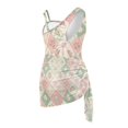 thumbnail image 5 of Whosucclay Tea Party Print Girls One Piece Swimsuit for Swimming Summer, Adjustable Strap Padded Girls One Piece Swimsuits, 15-16 Years Old, 5 of 10