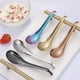 thumbnail image 2 of 2 Unids Caviar de acero inoxidable cucharas de cucharas de coladoras Hogar Wonton Spoons Cocina Gadgets, 2 of 5