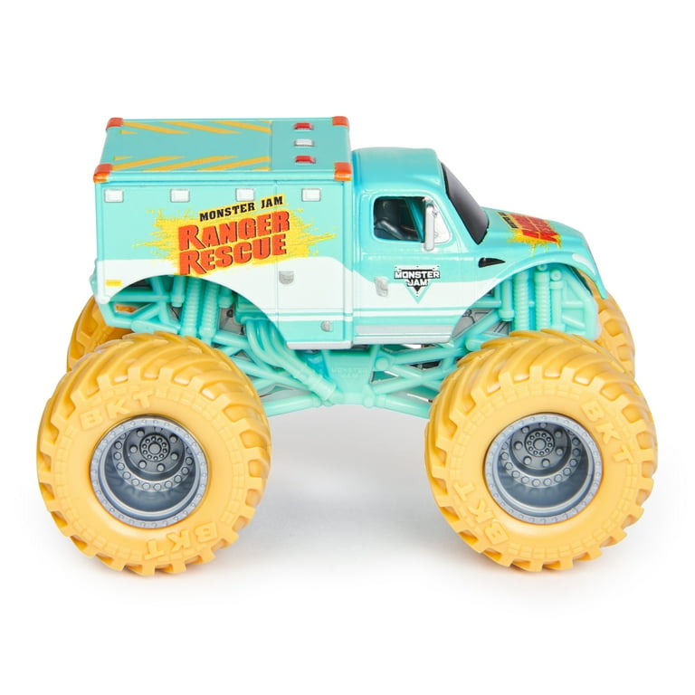 モンスタージャム1/64 2パック　レクリエーション　VS レンジャーレスキュー Monster Jam, Official Radical Rescue vs. Earth Shaker Die