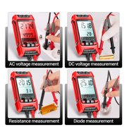 Intelligent Multimeter with Backlit Display Elec Testers Repair Tool