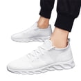 thumbnail image 4 of eczipvz Shoes&nbsp;for Men Men's Mesh Casual Shoes Comfortable Walking Fashion Sneakers,White, 4 of 5