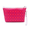thumbnail image 1 of Bolsa de cosméticos de maquillaje con almacenamiento floral de viaje portátil para niñas y mujeres (corazón rojo), 1 of 2