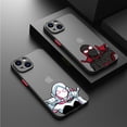 thumbnail image 2 of Funda de teléfono parachoques para iPhone 8 Plus 14 Pro Max 7 6S XR 15 Pro 13 11 Pro SE 12 Mini XS X funda de pareja de Anime de lujo, 2 of 5