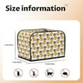 thumbnail image 5 of Sikiie Rubber Duck Chicken Bird Toaster Covers 2 Slice Dustproof Toaster Cover Bread Machine Cover, Dustproof Cover - 11.4" x 7.5" x 7.9", 5 of 7