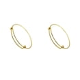 thumbnail image 2 of Sonducket extensible extensible Estilo simple Joyería de moda Adorno corporal Regalos románticos perfectos Buenos accesorios Oro antiguo Oro antiguo 2piezas Sonducket CBP341887, 2 of 6