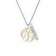 thumbnail image 2 of Delight Jewelry Goldtone Tree of Life in Circle Silvertone Sisters Best Friends Forever Bar Charm Necklace, 23", 2 of 4