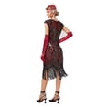 thumbnail image 3 of IDOPIP 1920s Flapper Dresses for Women Great Gatsby Dresses Sequin Fringed Roaring 20s Cocktail Dress, 3 of 5