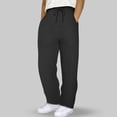 thumbnail image 2 of KPOPLK Men's Cotton Yoga Sweatpants Athletic Lounge Pants Open Bottom Casual Jersey Pants for Men with Pockets(XXXL,b9-Black), 2 of 9