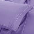 thumbnail image 3 of Lux Decor Collection Twin Sheets Set , Upto 16 Inches Deep Pocket Brushed Microfiber 3 Piece Bed Sheets Set, Lavender, 3 of 8