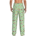 thumbnail image 3 of Fotbe Spring Gnomes Men's Pajama Pants,Sleepwear Pants,Pj Bottoms Drawstring And Pockets-Large, 3 of 9