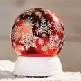thumbnail image 2 of Raz Imports Dogs Of Christmas 5.75" Snowflake Lighted Globe, 2 of 6