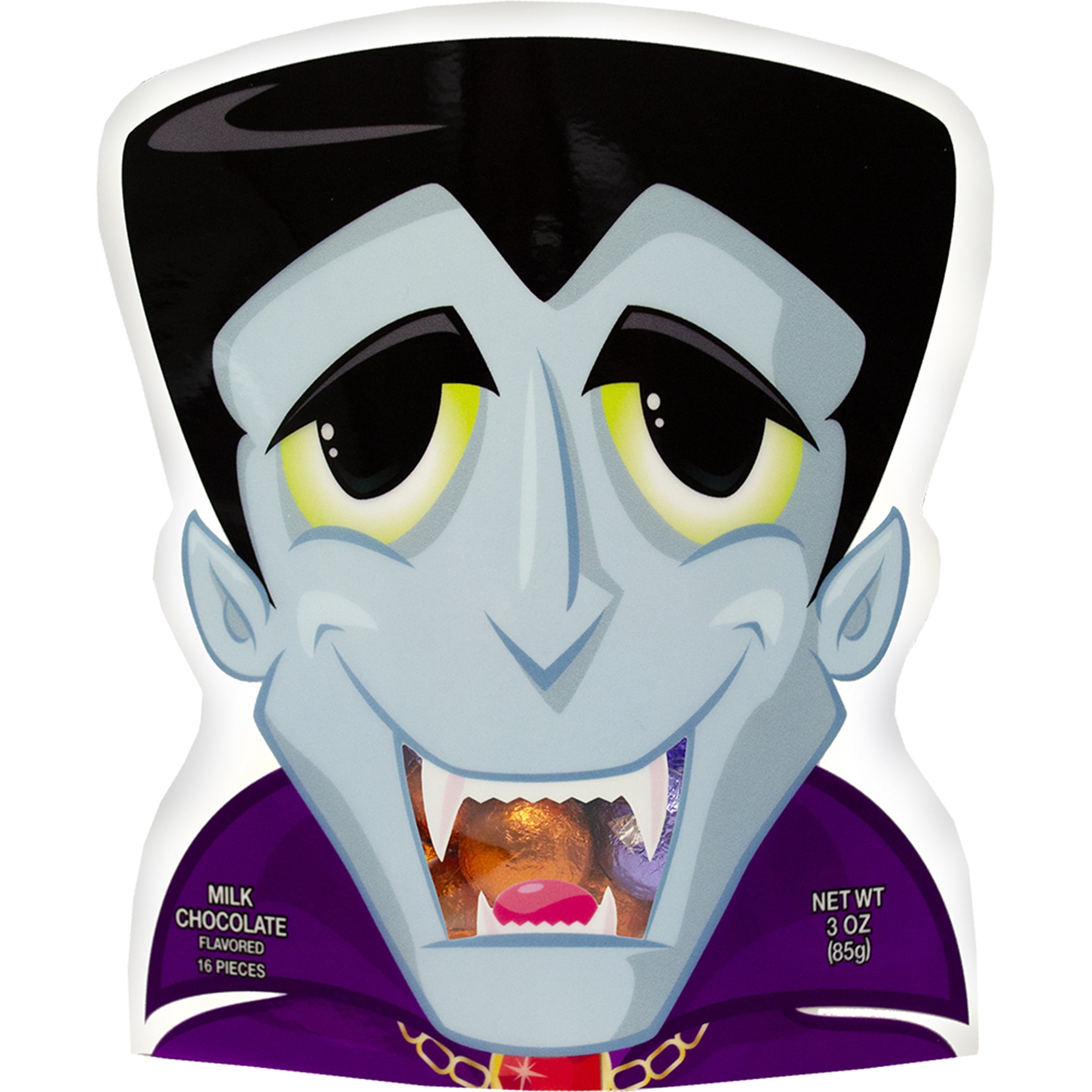 RM Palmer Halloween Party Pals Monsters Milk Chocolate Candy, 3 oz, 16 Pieces