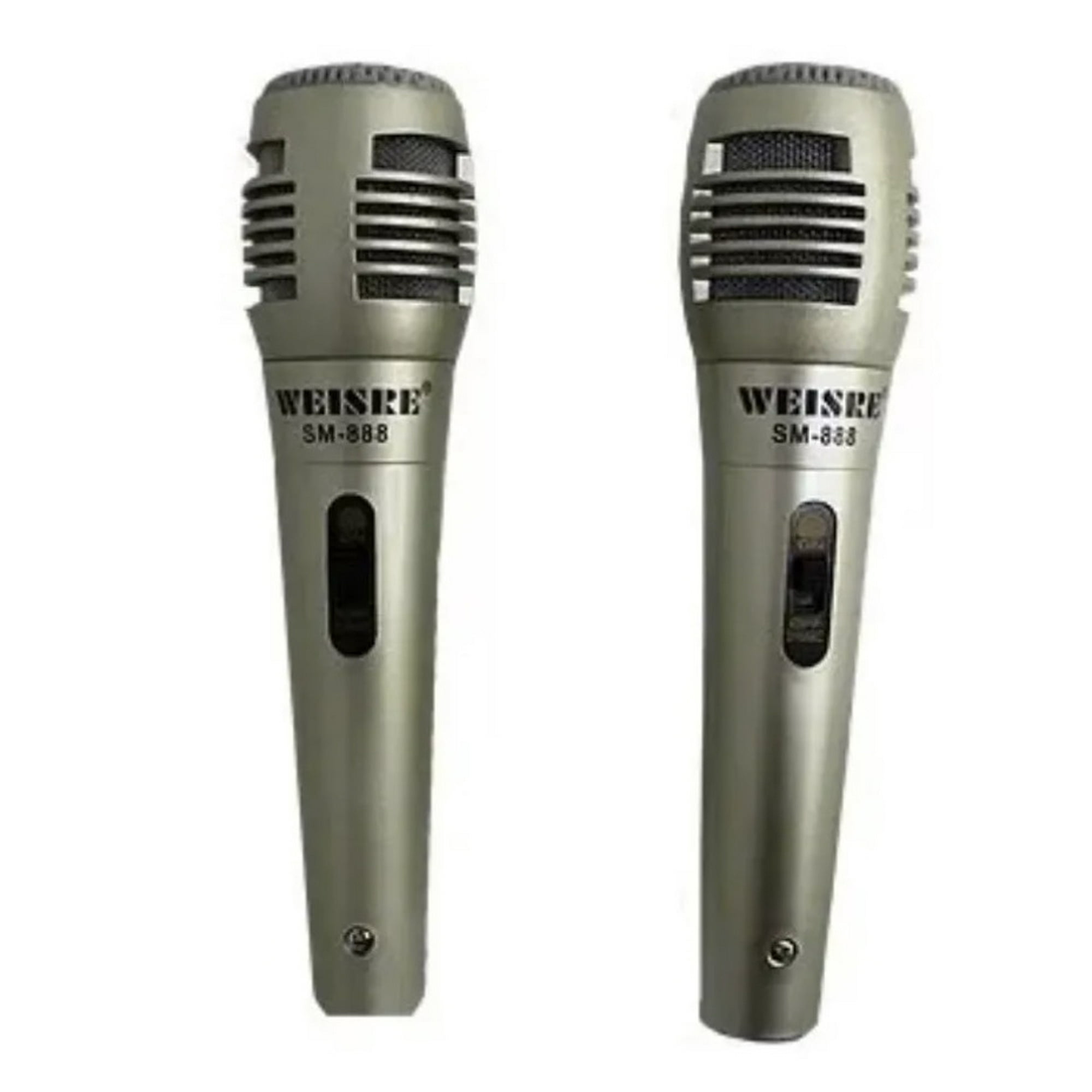 2 Micrófonos Profesional Dinámico Alámbrico Weisre X2