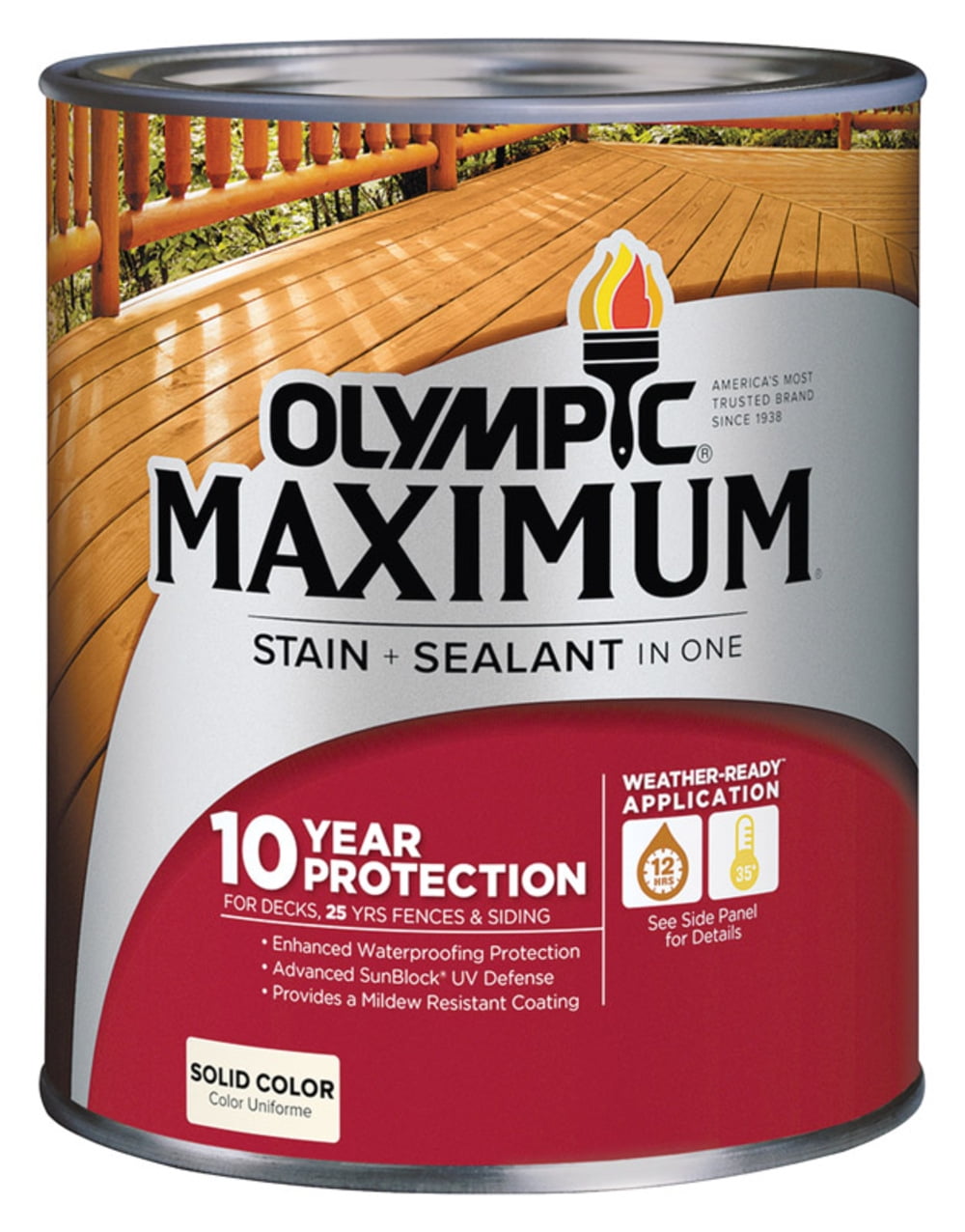 Olympic Maximum Solid Tintable SemiGloss White and Base 1 Base 1